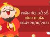 Phân tích xổ số Bình Thuận ngày 20/10/2022 thứ 5 hôm nay