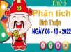 Phân tích XSBTH ngày 6/10/2022 - Phân tích đài xổ số Bình Thuận thứ 5