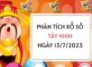 Phân tích xổ số Tây Ninh ngày 13/7/2023 thứ 5 hôm nay