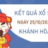 Phân tích XSKH 25/10/2023 soi cầu VIP đài Khánh Hòa