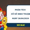 Phân tích xổ số Ninh Thuận 26/4/2024 thứ 6 chuẩn xác